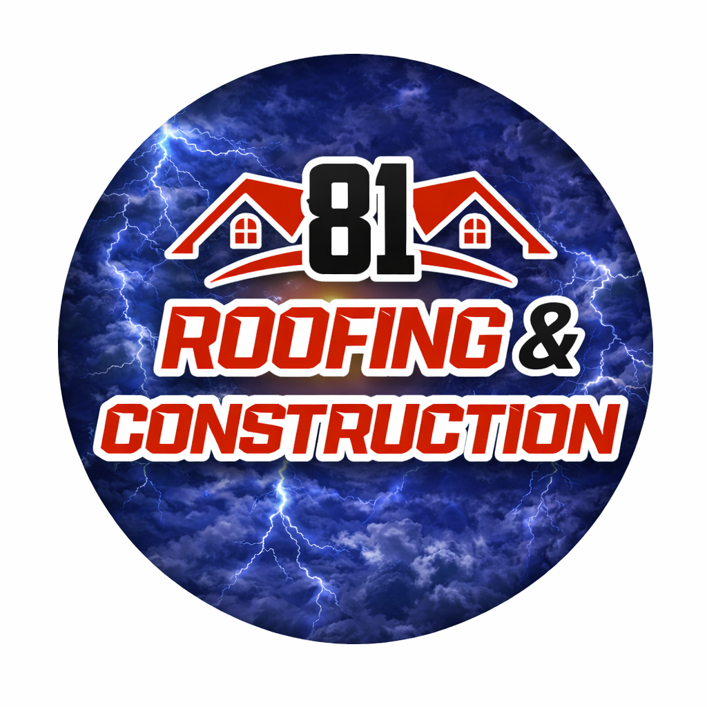 81 Roofing and Construction Logo